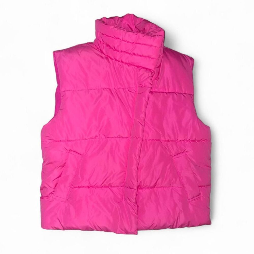 Bdg Urban Outfitters Women's Hot Pink Puffer Vest